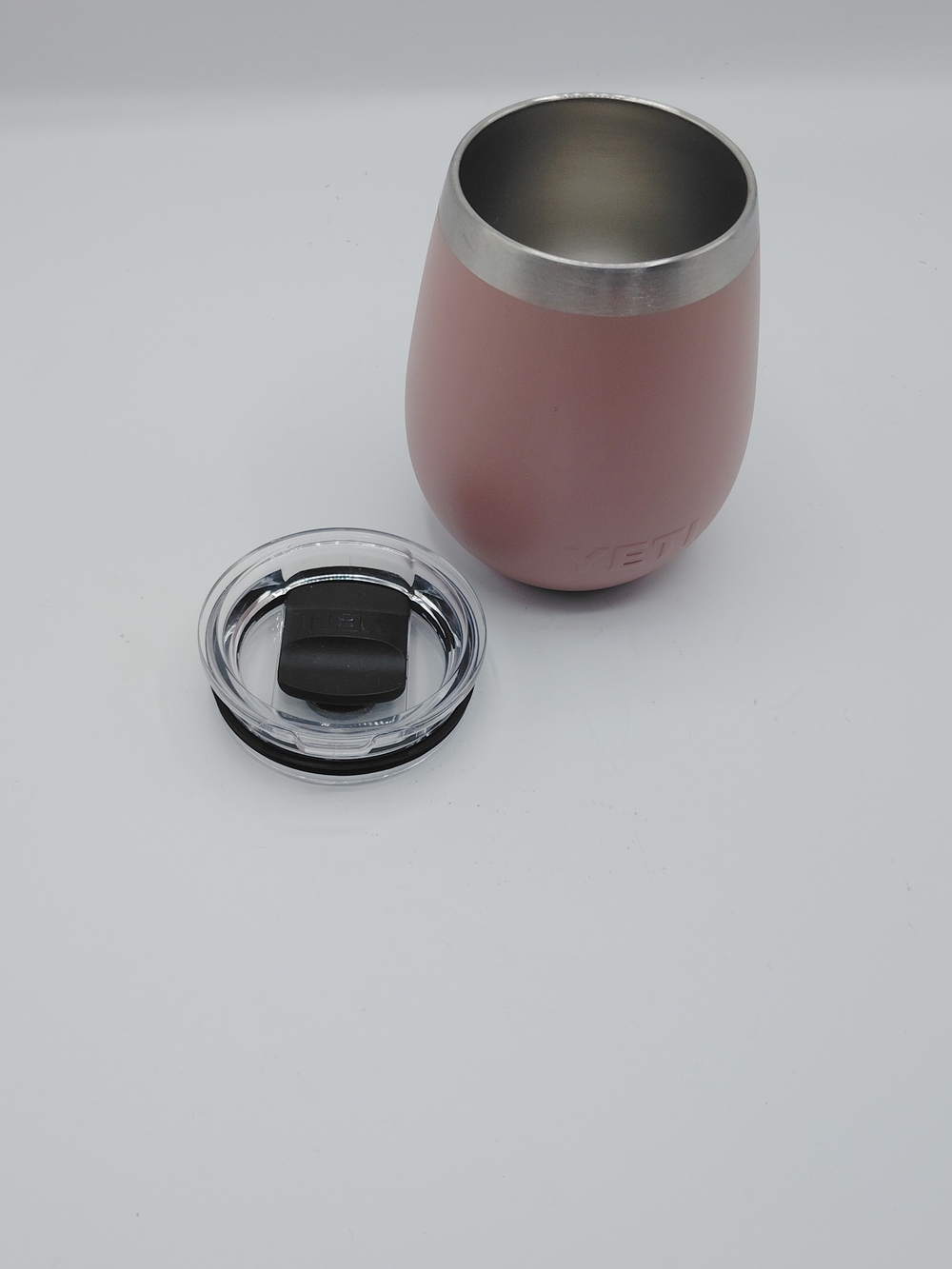 YETI Pink Stainless Steel Wine Tumbler with Lid